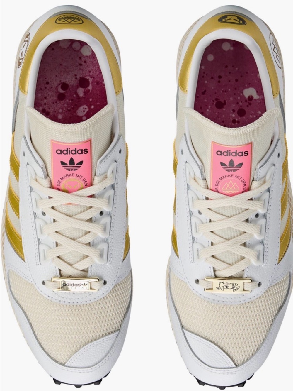 Adidas- Gold x Adidas. 10th Anniversary - UNISEX Size 11